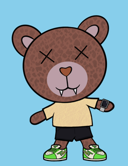Best Polygon NFT Collection on Opensea - Jolly Teddy Party #5703