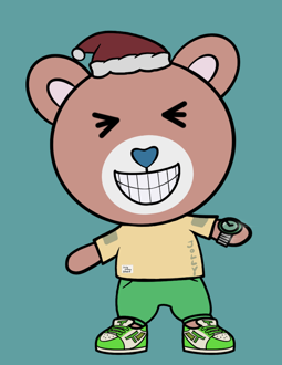 Best Polygon NFT Collection on Opensea - Jolly Teddy Party #5706