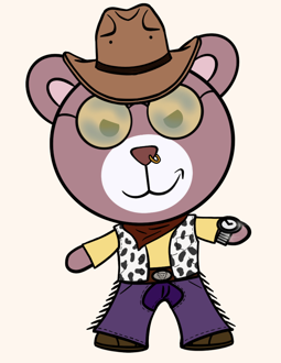 Best Polygon NFT Collection on Opensea - Jolly Teddy Party #5717