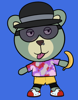 Best Polygon NFT Collection on Opensea - Jolly Teddy Party #5719