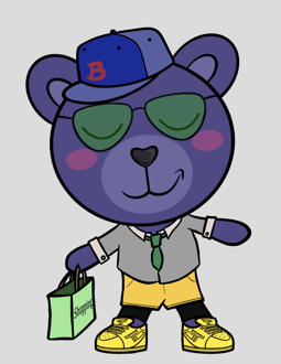 Best Polygon NFT Collection on Opensea - Jolly Teddy Party #572