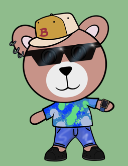 Best Polygon NFT Collection on Opensea - Jolly Teddy Party #5720