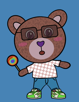Best Polygon NFT Collection on Opensea - Jolly Teddy Party #5727