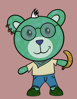 Best Polygon NFT Collection on Opensea - Jolly Teddy Party #5745