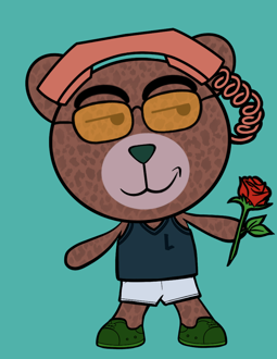 Best Polygon NFT Collection on Opensea - Jolly Teddy Party #5753