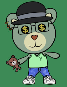 Best Polygon NFT Collection on Opensea - Jolly Teddy Party #5756