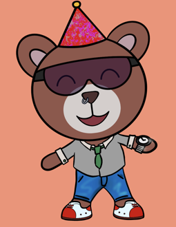 Best Polygon NFT Collection on Opensea - Jolly Teddy Party #5757