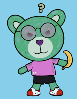 Best Polygon NFT Collection on Opensea - Jolly Teddy Party #5766