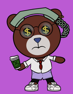 Best Polygon NFT Collection on Opensea - Jolly Teddy Party #5767