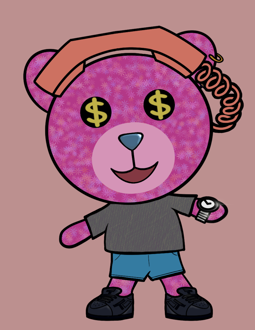 Best Polygon NFT Collection on Opensea - Jolly Teddy Party #5773
