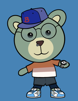 Best Polygon NFT Collection on Opensea - Jolly Teddy Party #5776