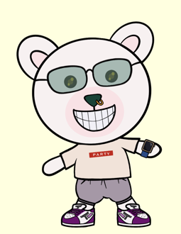 Best Polygon NFT Collection on Opensea - Jolly Teddy Party #578