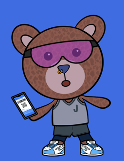 Best Polygon NFT Collection on Opensea - Jolly Teddy Party #5782