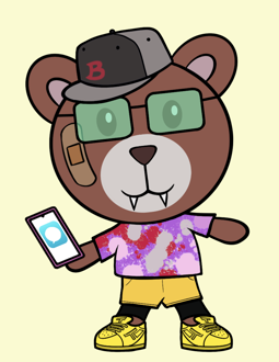 Best Polygon NFT Collection on Opensea - Jolly Teddy Party #5785