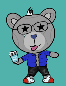 Best Polygon NFT Collection on Opensea - Jolly Teddy Party #5786