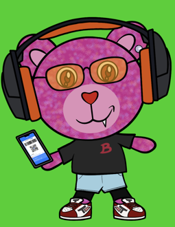 Best Polygon NFT Collection on Opensea - Jolly Teddy Party #5789