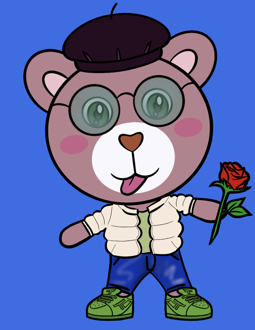 Best Polygon NFT Collection on Opensea - Jolly Teddy Party #5793