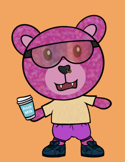 Best Polygon NFT Collection on Opensea - Jolly Teddy Party #5798