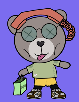 Best Polygon NFT Collection on Opensea - Jolly Teddy Party #5801