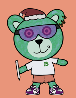 Best Polygon NFT Collection on Opensea - Jolly Teddy Party #5805