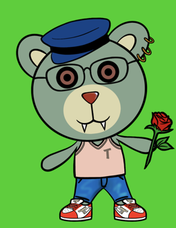 Best Polygon NFT Collection on Opensea - Jolly Teddy Party #5806