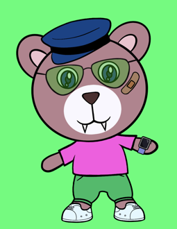Best Polygon NFT Collection on Opensea - Jolly Teddy Party #5807