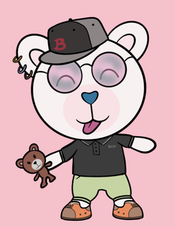 Best Polygon NFT Collection on Opensea - Jolly Teddy Party #5808