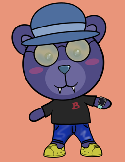 Best Polygon NFT Collection on Opensea - Jolly Teddy Party #5813