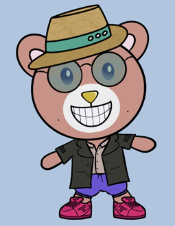 Best Polygon NFT Collection on Opensea - Jolly Teddy Party #5820