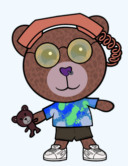 Best Polygon NFT Collection on Opensea - Jolly Teddy Party #5823