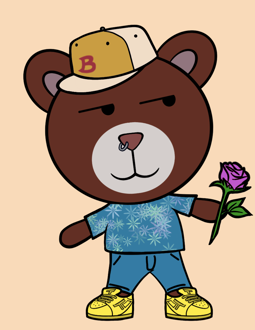 Best Polygon NFT Collection on Opensea - Jolly Teddy Party #5825