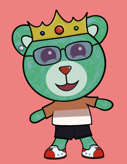 Best Polygon NFT Collection on Opensea - Jolly Teddy Party #5826