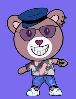 Best Polygon NFT Collection on Opensea - Jolly Teddy Party #5829