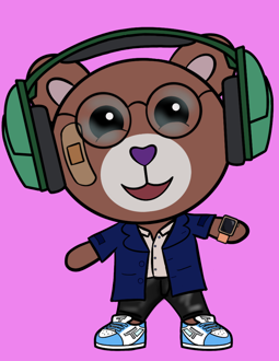 Best Polygon NFT Collection on Opensea - Jolly Teddy Party #5848