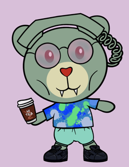 Best Polygon NFT Collection on Opensea - Jolly Teddy Party #585