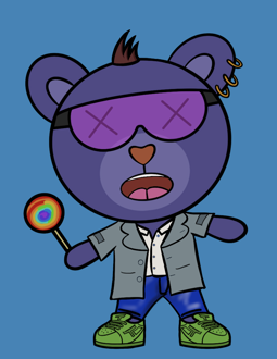 Best Polygon NFT Collection on Opensea - Jolly Teddy Party #5859