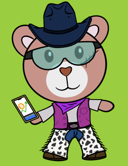 Best Polygon NFT Collection on Opensea - Jolly Teddy Party #5860