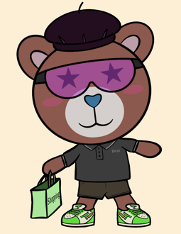 Best Polygon NFT Collection on Opensea - Jolly Teddy Party #5862