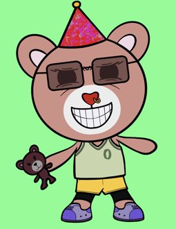 Best Polygon NFT Collection on Opensea - Jolly Teddy Party #5868
