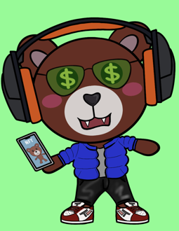 Best Polygon NFT Collection on Opensea - Jolly Teddy Party #5870