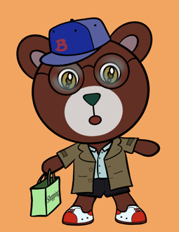 Best Polygon NFT Collection on Opensea - Jolly Teddy Party #5871