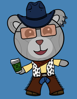 Best Polygon NFT Collection on Opensea - Jolly Teddy Party #5877