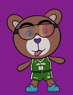 Best Polygon NFT Collection on Opensea - Jolly Teddy Party #5887