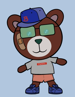 Best Polygon NFT Collection on Opensea - Jolly Teddy Party #589