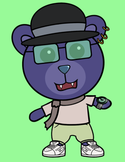 Best Polygon NFT Collection on Opensea - Jolly Teddy Party #5894