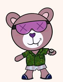Best Polygon NFT Collection on Opensea - Jolly Teddy Party #5898