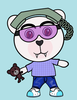 Best Polygon NFT Collection on Opensea - Jolly Teddy Party #5911