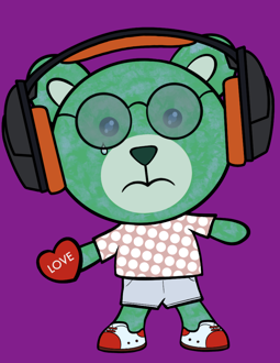 Best Polygon NFT Collection on Opensea - Jolly Teddy Party #5912