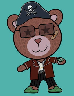 Best Polygon NFT Collection on Opensea - Jolly Teddy Party #5916