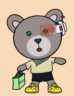 Best Polygon NFT Collection on Opensea - Jolly Teddy Party #5925